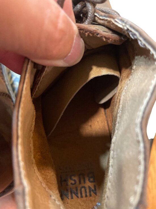 Nunn Bush mens brown leather memory foam ankle chukka boots sz 10.5M SKU 10-311 main image 7